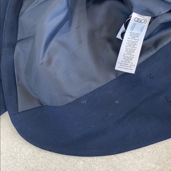 ASOS NAVY BLUE BLAZER - Picture 11 of 11